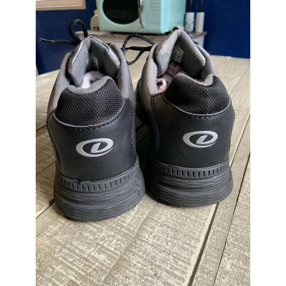 Dexter Ricky IV Bowling Shoes Mens Size 12W (EE) Black Gray Slide Rite Lace Up